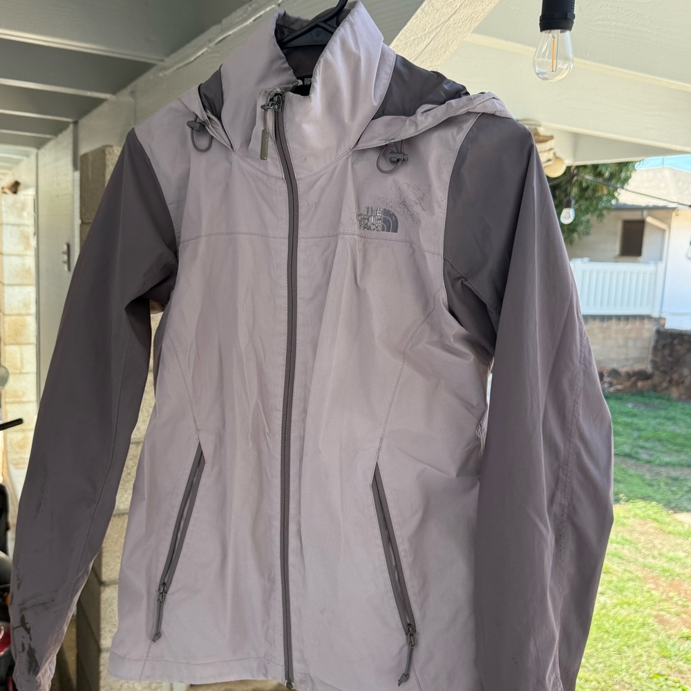 North face rain coat